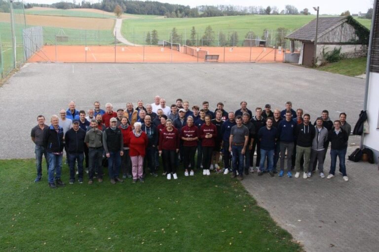 Gruppenfoto Baierbacher Ortsmeisterschaft Stockschießen 2023