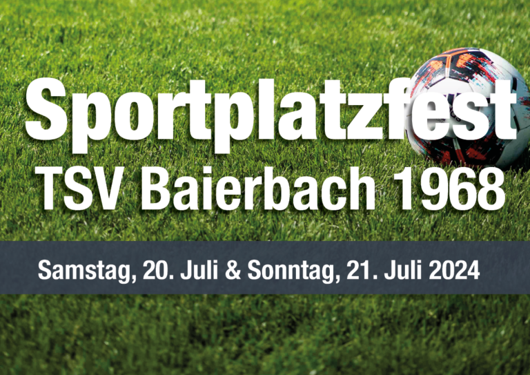 Sportplatzfest 2024 Header